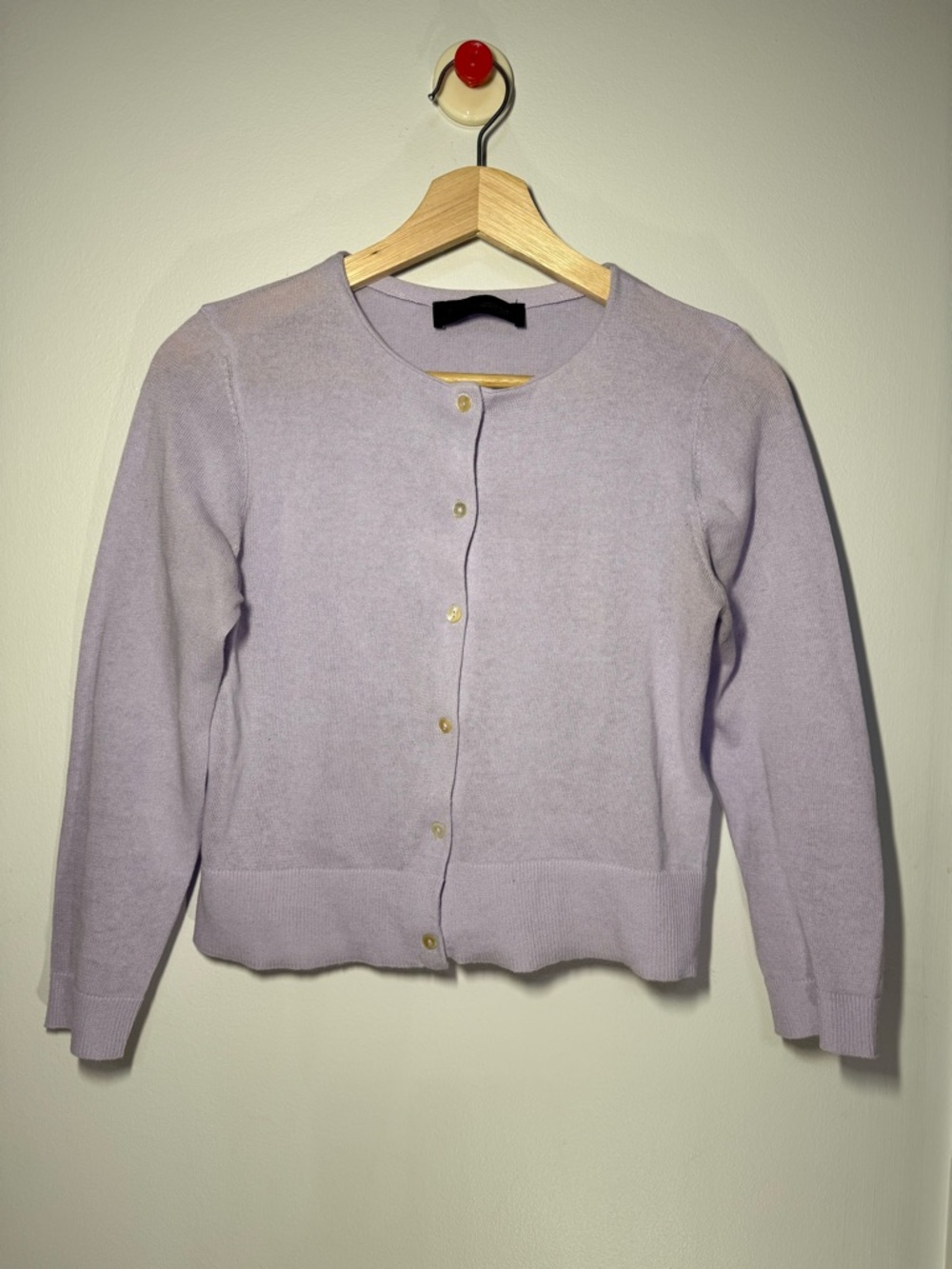 Zara Lavender Button-Up Cardigan Sweater size S - Picture 2 of 8